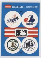 Los Angeles Dodgers Team, Montreal Expos Team, Oakland Athletics Team, Seattle …