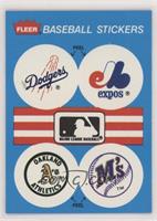 Los Angeles Dodgers Team, Montreal Expos Team, Oakland Athletics Team, Seattle …