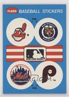 Cleveland Indians, Detroit Tigers Team, New York Mets Team, Philadelphia Philli…