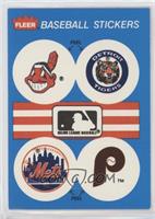 Cleveland Indians, Detroit Tigers Team, New York Mets Team, Philadelphia Philli…