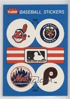Cleveland Indians, Detroit Tigers Team, New York Mets Team, Philadelphia Philli…
