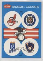 Cleveland Indians Team, Detroit Tigers Team, Kansas City Royals (KC Royals) Tea…