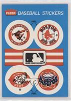 Baltimore Orioles Team, Boston Red Sox Team, Cincinati Reds Logo, Houston Astros