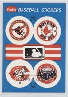 Baltimore Orioles Team, Boston Red Sox Team, Cincinati Reds Logo, Houston Astros
