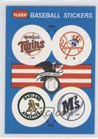 Minnesota Twins, New York Yankees, Oakland Athletics, Seattle Mariners (Twins B…