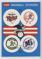 Minnesota Twins, New York Yankees, Oakland Athletics, Seattle Mariners (Twins B…