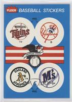 Minnesota Twins, New York Yankees, Oakland Athletics, Seattle Mariners (Twins B…