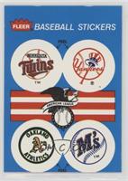 Minnesota Twins, New York Yankees, Oakland Athletics, Seattle Mariners (Twins B…