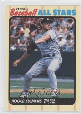 1989 Fleer Baseball All Stars - Box Set [Base] #7 - Roger Clemens