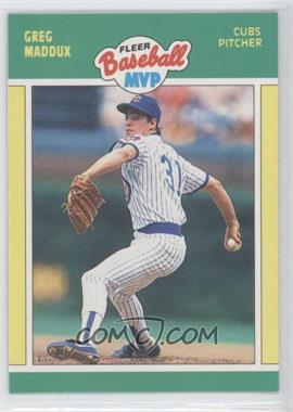 1989 Fleer Baseball MVP - Box Set [Base] #24 - Greg Maddux