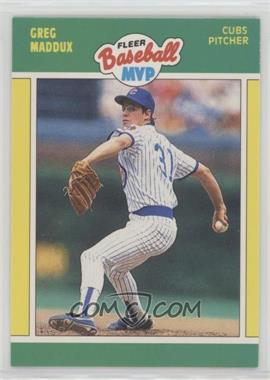 1989 Fleer Baseball MVP - Box Set [Base] #24 - Greg Maddux