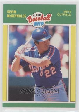 1989 Fleer Baseball MVP - Box Set [Base] #29 - Kevin McReynolds