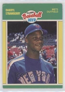 1989 Fleer Baseball MVP - Box Set [Base] #36 - Darryl Strawberry [Good to VG‑EX]