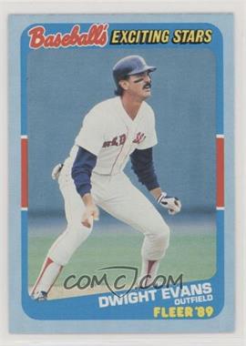 1989 Fleer Baseball's Exciting Stars - Box Set [Base] #12 - Dwight Evans