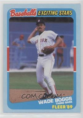 1989 Fleer Baseball's Exciting Stars - Box Set [Base] #2 - Wade Boggs