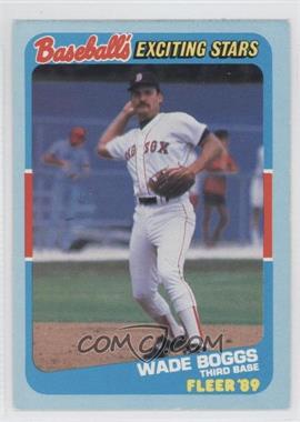 1989 Fleer Baseball's Exciting Stars - Box Set [Base] #2 - Wade Boggs