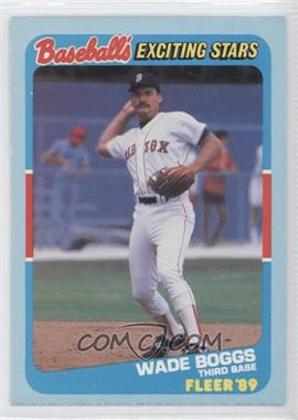 1989 Fleer Baseball's Exciting Stars - Box Set [Base] #2 - Wade Boggs