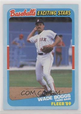 1989 Fleer Baseball's Exciting Stars - Box Set [Base] #2 - Wade Boggs