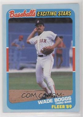 1989 Fleer Baseball's Exciting Stars - Box Set [Base] #2 - Wade Boggs