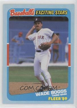 1989 Fleer Baseball's Exciting Stars - Box Set [Base] #2 - Wade Boggs