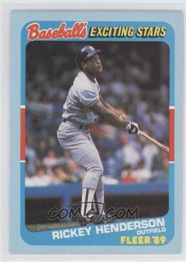 1989 Fleer Baseball's Exciting Stars - Box Set [Base] #21 - Rickey Henderson