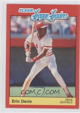 1989 Fleer Baseball's League Leaders - Box Set [Base] #10 - Eric Davis
