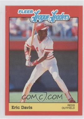 1989 Fleer Baseball's League Leaders - Box Set [Base] #10 - Eric Davis