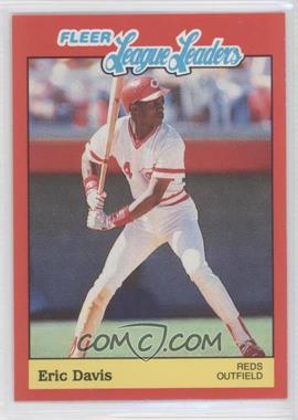 1989 Fleer Baseball's League Leaders - Box Set [Base] #10 - Eric Davis