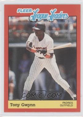1989 Fleer Baseball's League Leaders - Box Set [Base] #19 - Tony Gwynn