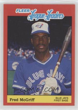 1989 Fleer Baseball's League Leaders - Box Set [Base] #26 - Fred McGriff