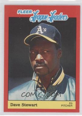 1989 Fleer Baseball's League Leaders - Box Set [Base] #36 - Dave Stewart