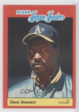 1989 Fleer Baseball's League Leaders - Box Set [Base] #36 - Dave Stewart