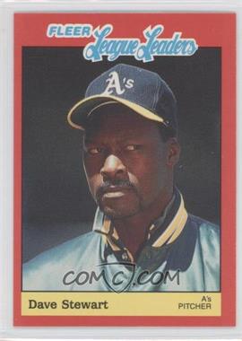 1989 Fleer Baseball's League Leaders - Box Set [Base] #36 - Dave Stewart