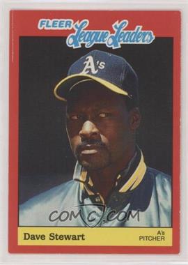 1989 Fleer Baseball's League Leaders - Box Set [Base] #36 - Dave Stewart