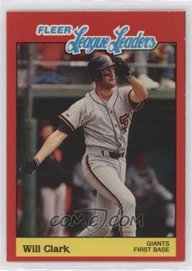 1989 Fleer Baseball's League Leaders - Box Set [Base] #4 - Will Clark