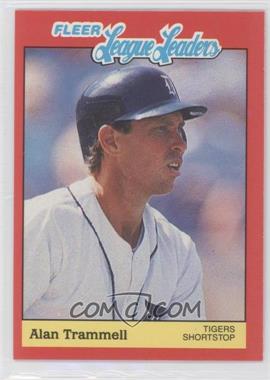 1989 Fleer Baseball's League Leaders - Box Set [Base] #40 - Alan Trammell