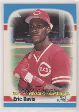 1989 Fleer Heroes of Baseball - Box Set [Base] #10 - Eric Davis