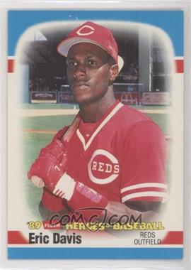 1989 Fleer Heroes of Baseball - Box Set [Base] #10 - Eric Davis