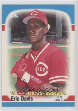 1989 Fleer Heroes of Baseball - Box Set [Base] #10 - Eric Davis