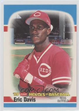 1989 Fleer Heroes of Baseball - Box Set [Base] #10 - Eric Davis