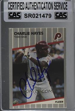 1989 Fleer Update - [Base] #U-106 - Charlie Hayes [CAS Certified Sealed]