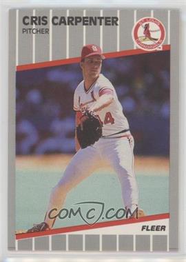 1989 Fleer Update - [Base] #U-117 - Cris Carpenter