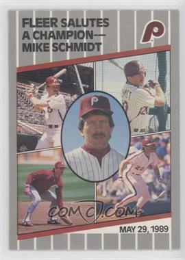 1989 Fleer Update - [Base] #U-131 - Mike Schmidt