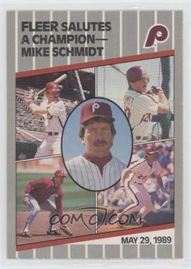 1989 Fleer Update - [Base] #U-131 - Mike Schmidt