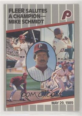 1989 Fleer Update - [Base] #U-131 - Mike Schmidt