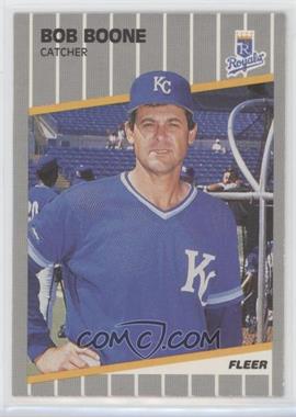 1989 Fleer Update - [Base] #U-36 - Bob Boone