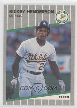 1989 Fleer Update - [Base] #U-54 - Rickey Henderson