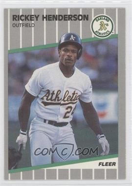 1989 Fleer Update - [Base] #U-54 - Rickey Henderson