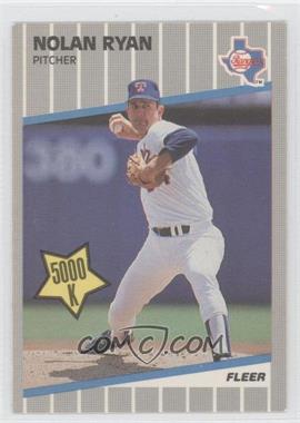 1989 Fleer Update - [Base] #U-67 - Nolan Ryan