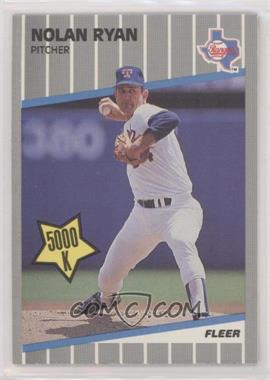 1989 Fleer Update - [Base] #U-67 - Nolan Ryan